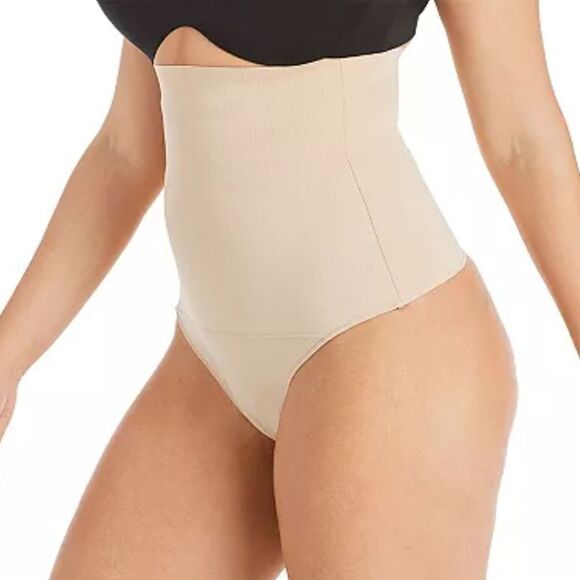 NWT Maidenform Shapewear Tame Your Tummy High Waist Thong DMS707 - Picture 1 of 3